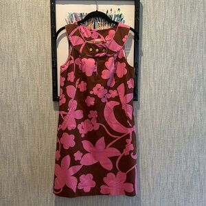 Tory Burch Pink and Brown Shift